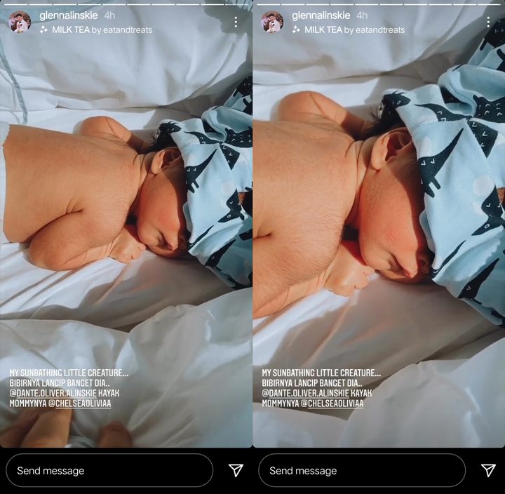 Pose Baby Dante Saat Berjemur Bikin Gemas, Glenn Alinskie Auto Salfok Sama Hal Ini