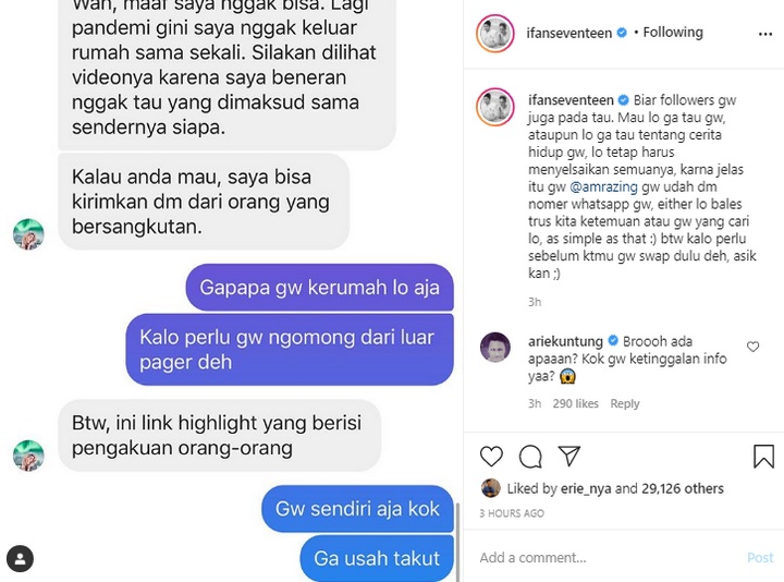 Ifan Seventeen Amuk Amrazing