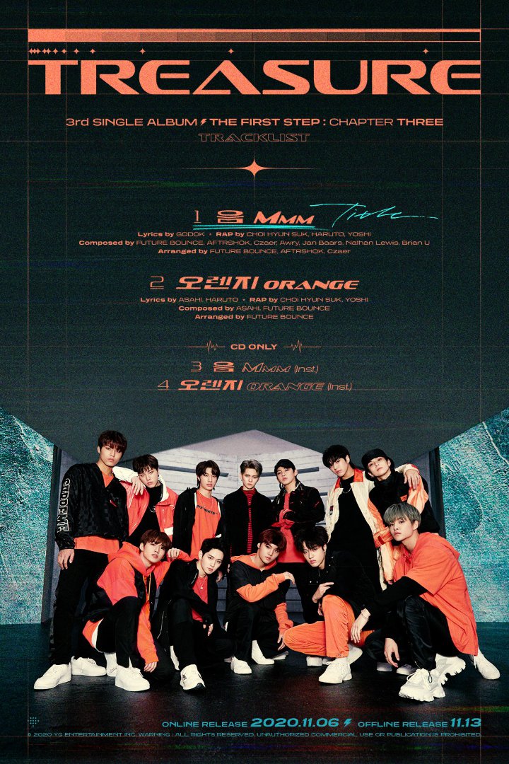 Berisi 2 Lagu, TREASURE Rilis Tracklist Untuk Single Album Ke-3 \'The First Step: Chapter Three\'