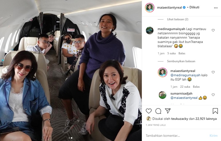 Maia Estianty Jawab Sindiran Lebih Pilih Liburan Bareng Teman Ketimbang Suami