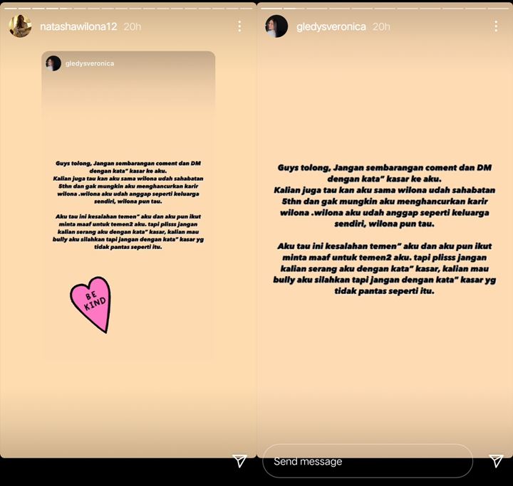 Sahabat Natasha Wilona Curhat Dibully Netizen, Dianggap Jadi Kompor Masalah dengan Kevin Sanjaya