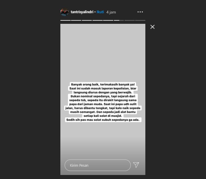 Tantri Kotak Sedih Kehilangan Sepeda Buatan Ayahnya, Begini Nasibnya Saat Buat Laporan ke Polisi