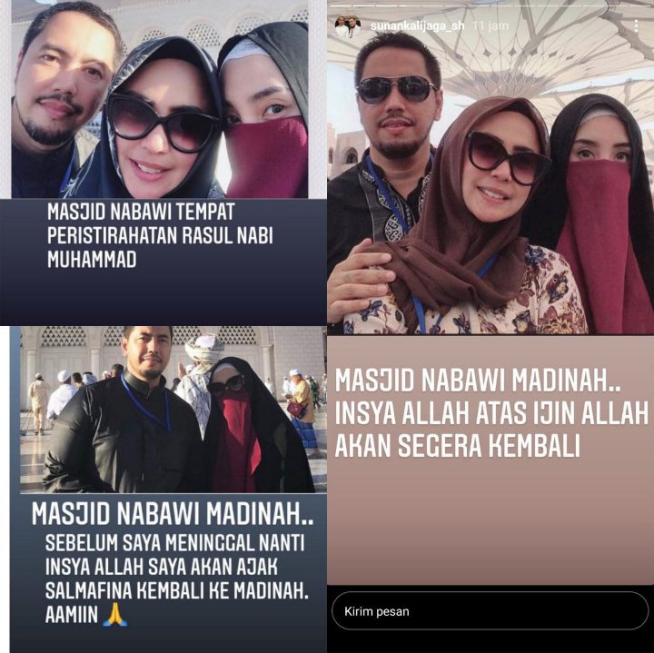 Sunan Kalijaga Ingin Ajak Salmafina Ke Madinah Sebelum Meninggal