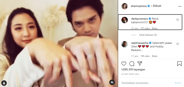 Vira Munaf dan Derby Romero Ikut Berbahagia, Jumlah Tamu Pernikahan Sherina Cuma Segini Tuai Pujian