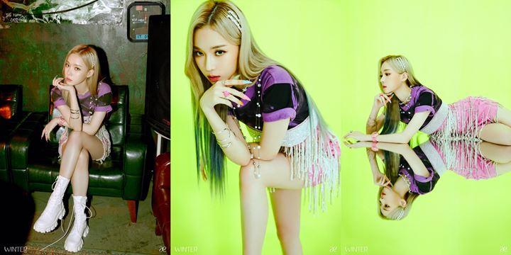 Winter aespa Tampil Cantik dan Kharismatik di Teaser Single Debut \'Black Mamba\'