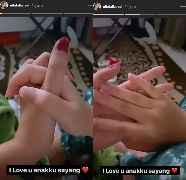 Nita Thalia Kembali Main Instagram, Bagikan Kebahagiaan Bertemu Sang Putri