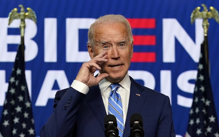 Unggul Sementara, Joe Biden Janji Tak Akan Biarkan Penghitungan Suara Dihentikan