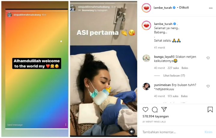Zaskia Gotik Melahirkan, Begini Momen Saat Berikan ASI Pertama