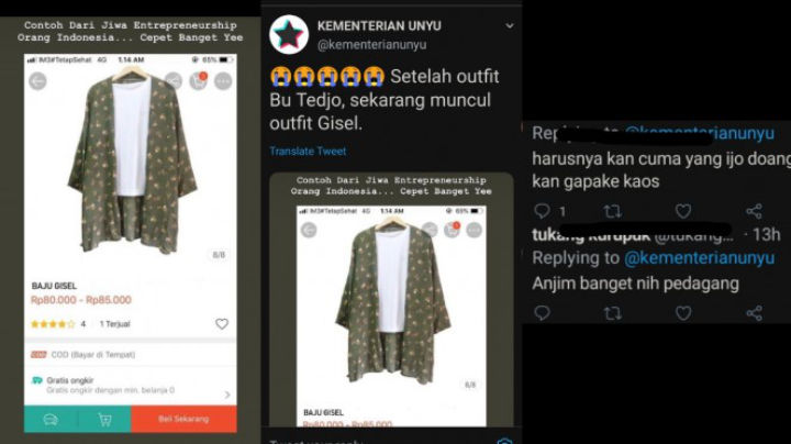 Baju Yang Dikenakan Wanita Mirip Gisel Di Video Porno Dijual Online, Segini Harganya
