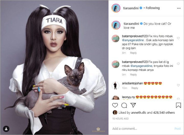 Konsep Pemotretan Terbaru Tiara Andini Dituding Jiplak Gaya Anya Geraldine, Kok Bisa?