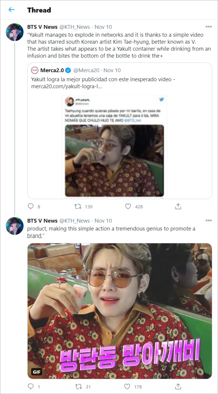 Cara Unik V BTS Minum Yakult Jadi Sorotan Hingga Viral