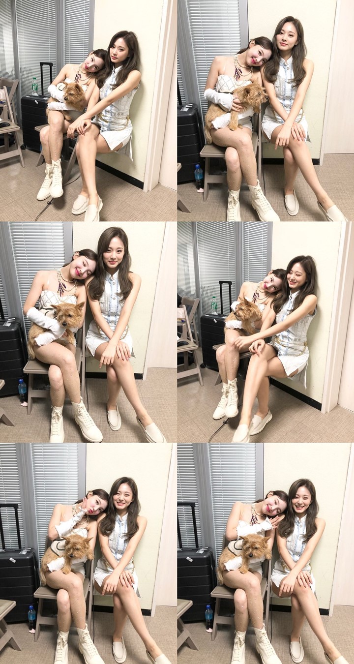Tingkah Gesrek Tzuyu TWICE Duduk di Kursi Transparan Bareng Nayeon