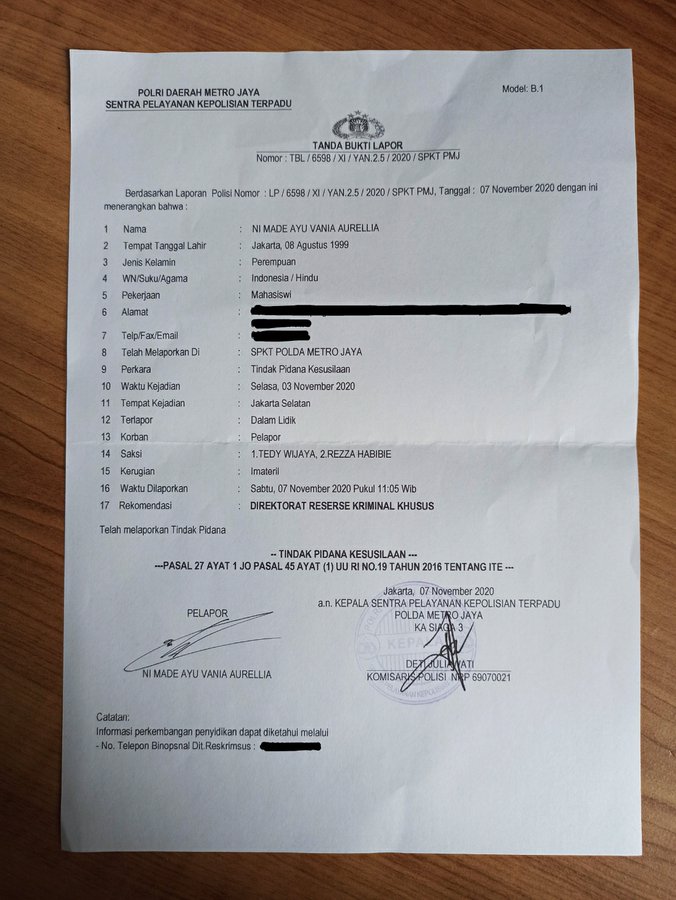 Dalam Penyelidikan Polisi, Salah Satu Personel JKT48 Buat Laporan Terkait Dugaan Kasus Asusila