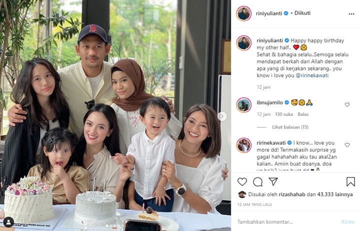 Video ini \'Bukti\' Ibnu Jamil Sukses Jadi Sosok Papa Bagi Putri Bungsu Ririn Ekawati