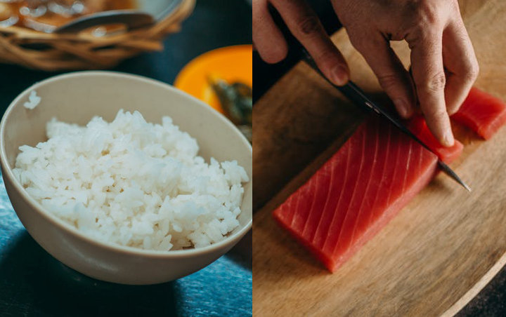 Nasi Tim Ikan Tuna