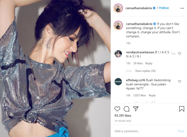 Pamer Foto Seksi, Nia Ramadhani Mendadak Bicara Soal Rasa Tak Suka Hingga Ubah Attitude