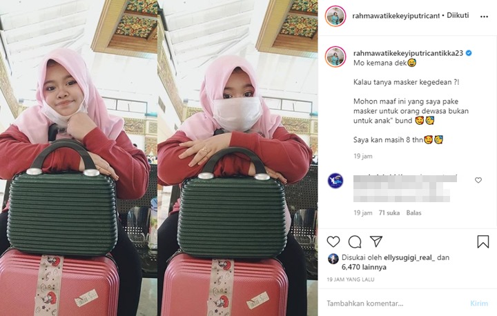 Pakai Masker Kebesaran, Rahmawati Kekeyi Ungkap \'Usia Sebenarnya\'