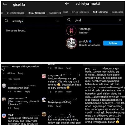Gisel Dituding Ingin Hilangkan Jejak Pasca Ketahuan Unfollow Adhietya Mukti