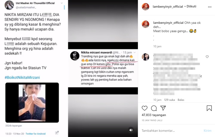 Nikita Mirzani Geram Dipanggil Begini oleh Ustadz Maaher, Video Lawas Diungkit