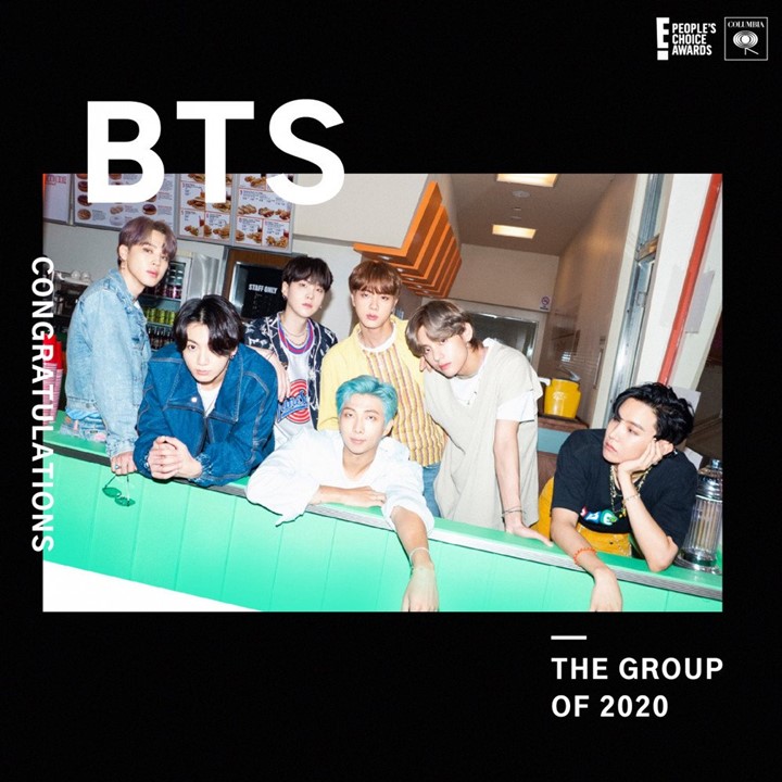 People\'s Choice Awards 2020: Masuk 4 Kategori, BTS Sukses Bawa Pulang Piala \'Group of 2020\'