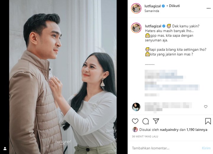 Lutfi Agizal Ungkap Reaksi Sang Kekasih Soal Haters serta Dituding Settingan