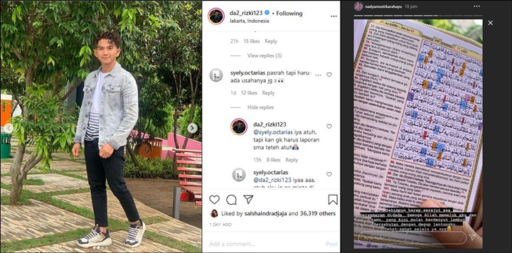 Rizki DA Kece Kriwil Ngode Galau Pasrah, Nadya Bumil Cantik Curhat Denyut Jantung