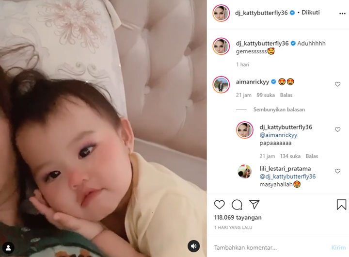Putri Katty Butterfly Peragakan Gerakan Salat, Sudah Panggil Aiman Ricky \'Papa\'?
