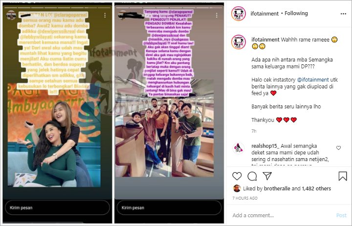 Keluarganya Diadu Domba, Dewi Persik Amuk Clara Gopa Hingga Lontarkan Kata-kata Kasar