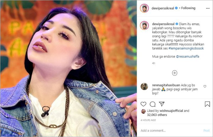 Keluarganya Diadu Domba, Dewi Persik Amuk Clara Gopa Hingga Lontarkan Kata-kata Kasar