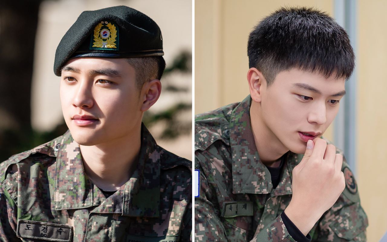 D.O. EXO dan Sungjae BTOB Ganteng Banget di Foto Baru Rilisan Militer Korsel