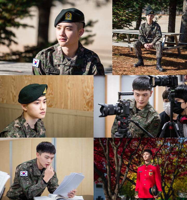 D.O. EXO dan Sungjae BTOB Ganteng Banget di Foto Baru Rilisan Militer Korsel