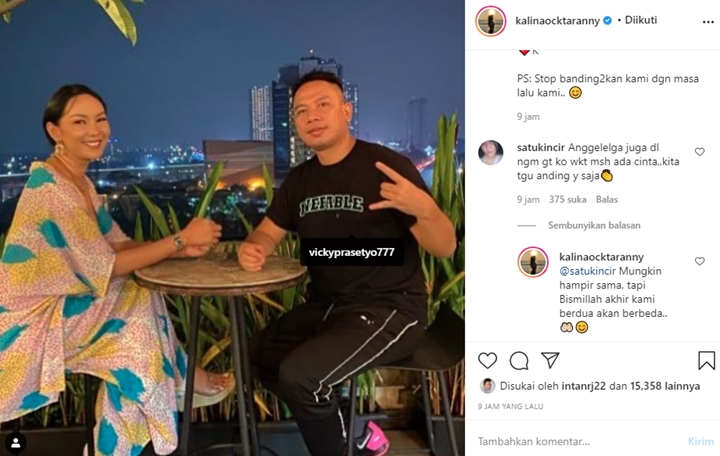 Terima Vicky Prasetyo, Kalina Oktarani Akui \'Hampir Sama\' dengan Angel Lelga