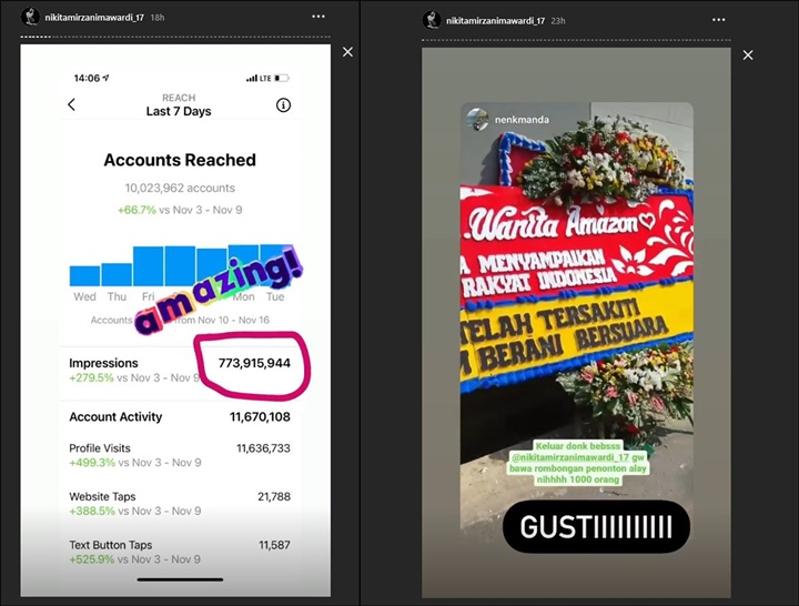 Postingan Instagram