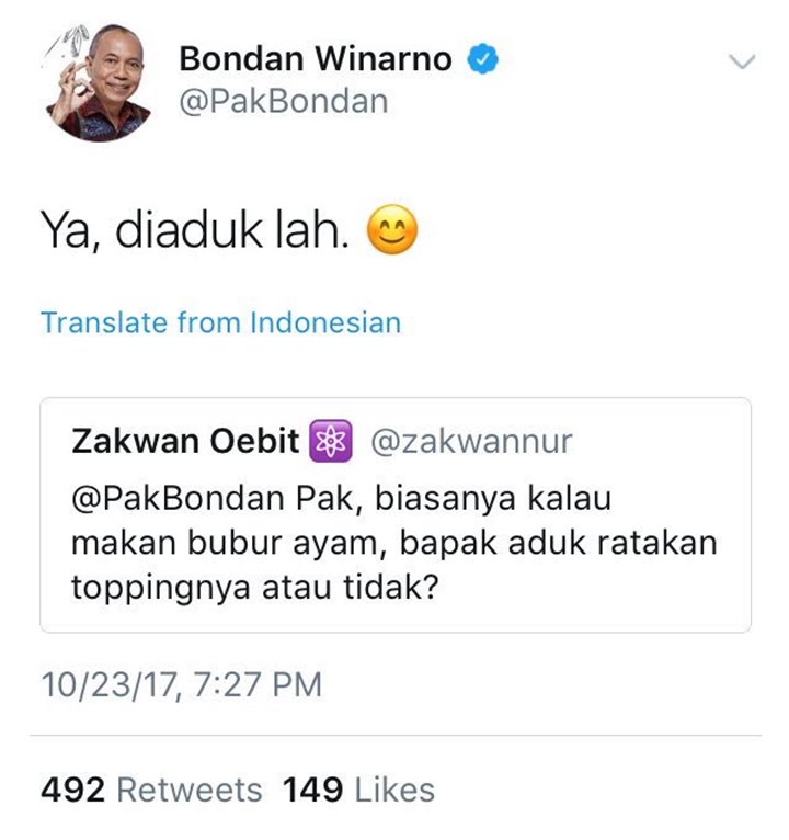 Beredar Chat WA Diduga Sisca Soewitomo Pilih Bubur Tak Diaduk, Ini Alasannya