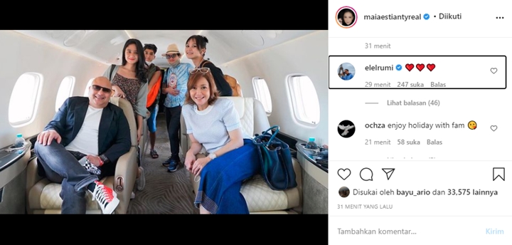 Tissa Biani Pertama Kali Liburan Bareng Keluarga Maia Estainty, El Rumi Digoda Absen Karena Jomblo