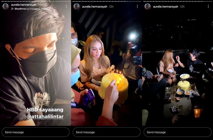 Manisnya Aurel Hermansyah Beri Kejutan Spesial di Ulang Tahun Atta Halilintar, Bikin Baper