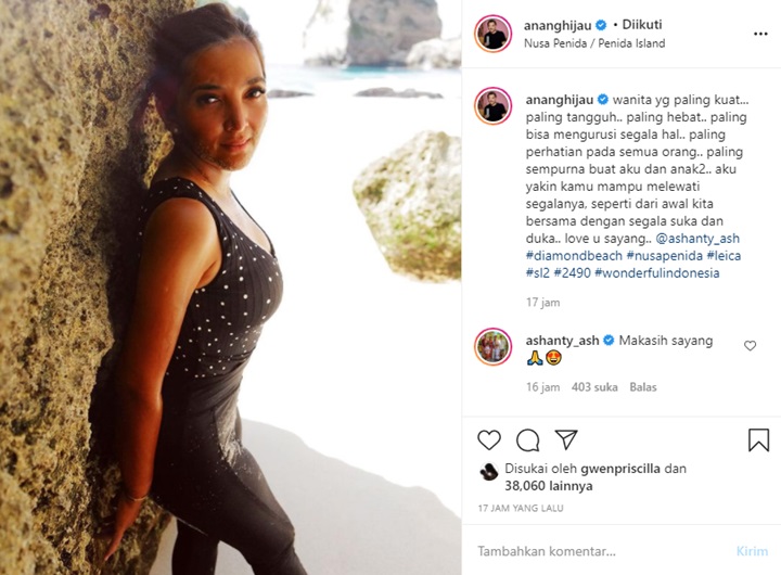 Dianggap Pamerkan Aurat Ashanty, Postingan Anang Hermansyah Banjir Protes