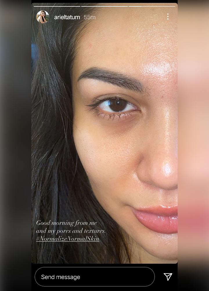 Ariel Tatum Pede Pamer Muka Berpori-pori Baru Bangun Tidur, Tetap Dipuji Cantik?