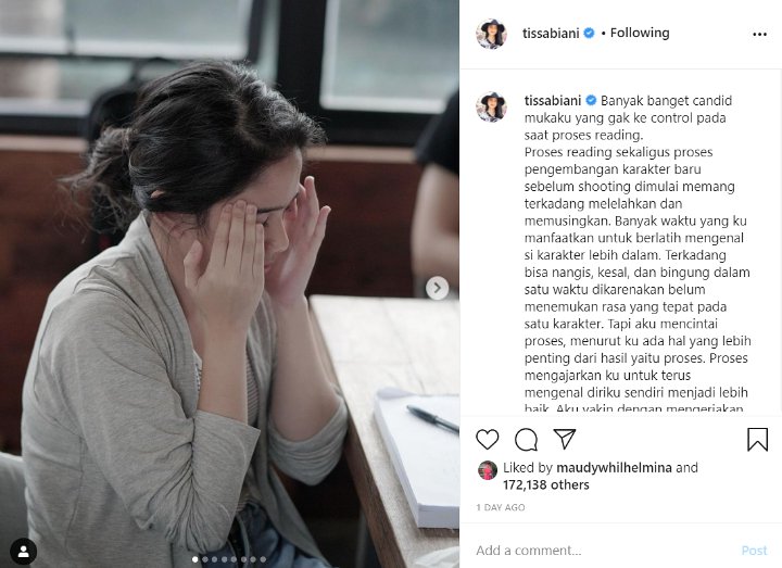 Sederet Foto Candid Tissa Biani Ini Dijamin Bikin Terpesona, Netter: Cantiknya Natural