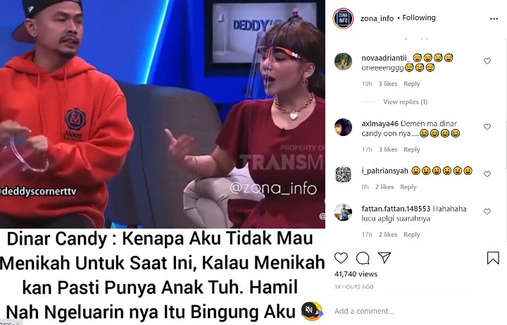 Jawaban Polos Dinar Candy Soal Tak Mau Nikah Sukses Bikin Deddy Corbuzier Hingga Wendi Cagur Emosi