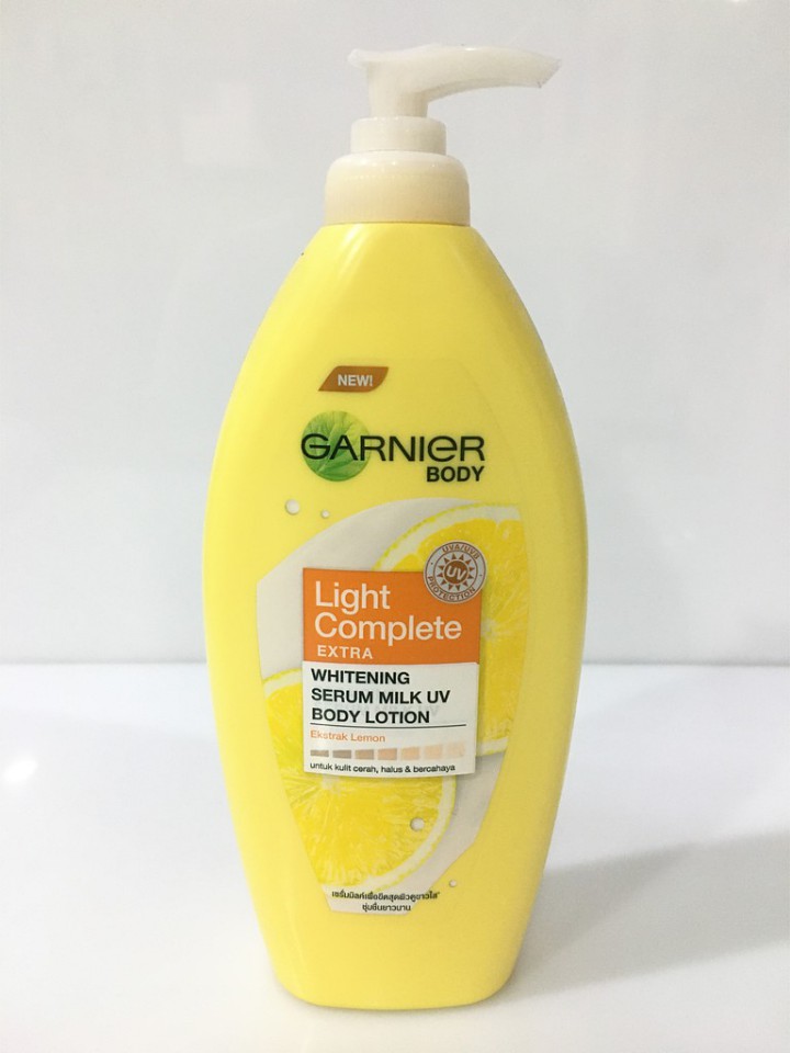 Garnier Light Complete White Body Serum Milk UV Lotion