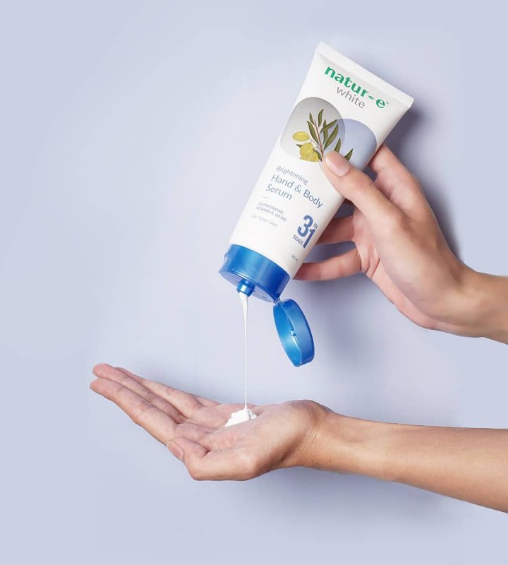 Natur-E White Brightening Hand & Body Serum