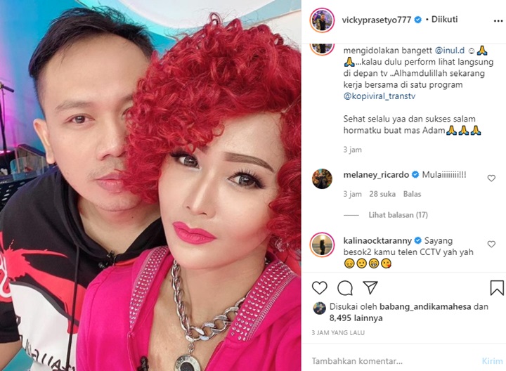 Vicky Prasetyo Idolakan Inul Daratista, Reaksi Kalina Oktarani di Luar Dugaan
