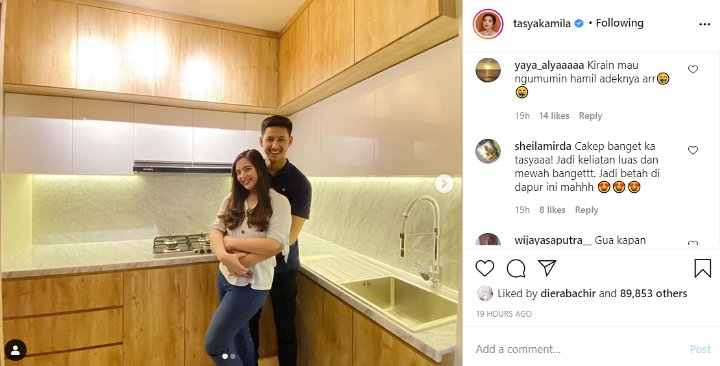 Jarang Terlihat, Tasya Kamila Mendadak Dikira Hamil Gara-gara Pamer Foto Mesra Bareng Suami