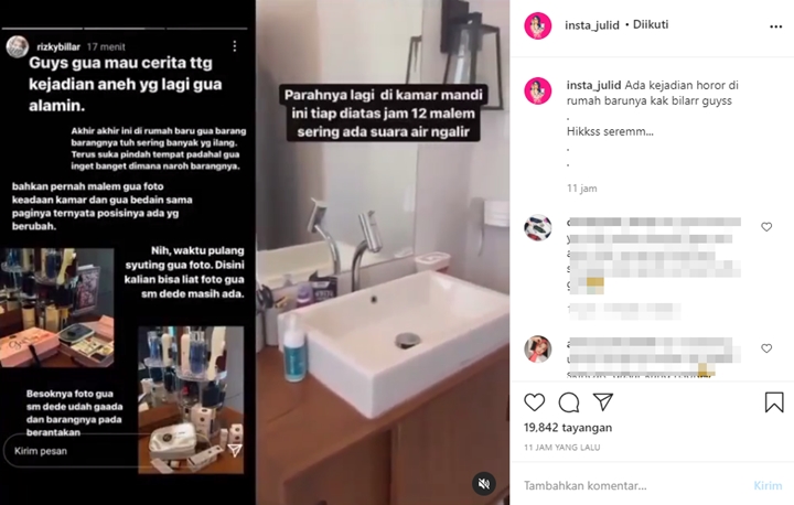 Rizky Billar Beberkan Kejadian Horor di Rumah Baru, Cuma Gimmick?