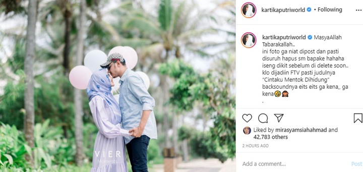 Kartika Putri Dicium Habib Usman