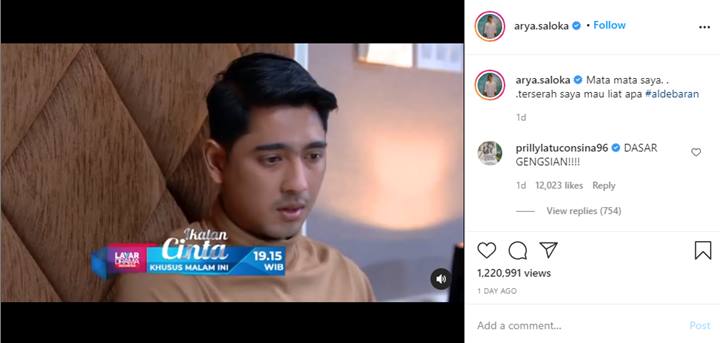 Prilly Latuconsina Ngegas Komentari Akting Arya Saloka, Dapat Balasan Tak Terduga