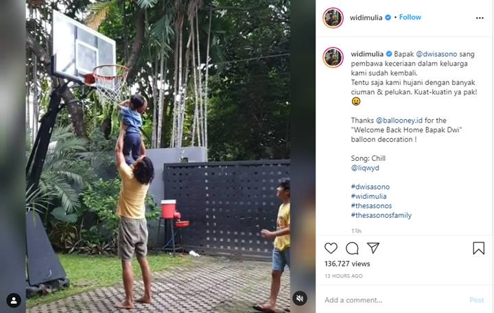 Kebahagiaan Dwi Sasono Kembali Berkumpul Keluarga, Dihujani Pelukan dan Ciuman