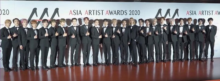 Asia Artist Awards 2020: Banyaknya Member NCT yang Pose di Red Carpet Bikin Takjub