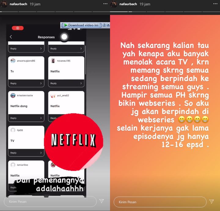 Nafa Urbach Akhirnya Ungkap Alasan Tolak Tawaran Syuting Untuk Tampil Di TV